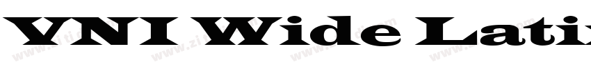 VNI Wide Latin字体转换